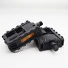 ISSHOUDOU Folding Pedals Black