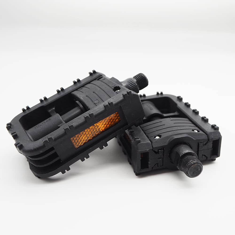 ISSHOUDOU Folding Pedals Black