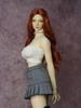DMTOYS Fashion Sexy Tube Top and Mini Short Skirt for Scale Action Compatible with TBLeague Body and Socks Not [TOYBARJAPAN] 1/6 Figures, (Head, Body,