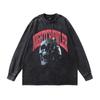 Harajuku Vintage Heavy Vintage Long-Sleeved T-Shirts For Men And Women, Japanese Streets, High Streets, Versatile Casual Base Tops