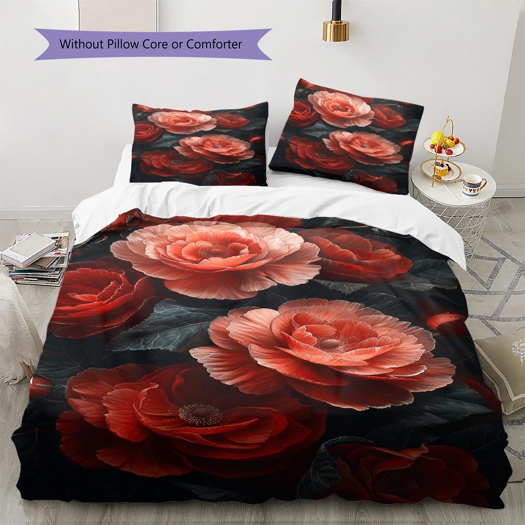 Cartoon Pattern Bedding Quilt Set Quilt Cover Pillowcase Home Decoration Birthday Gift (1 * duvet cover + 2 * pillowcase, without core)