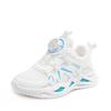 Girls little white shoes 2025 spring new mesh breathable sports dad shoes soft sole children's shoes girls running