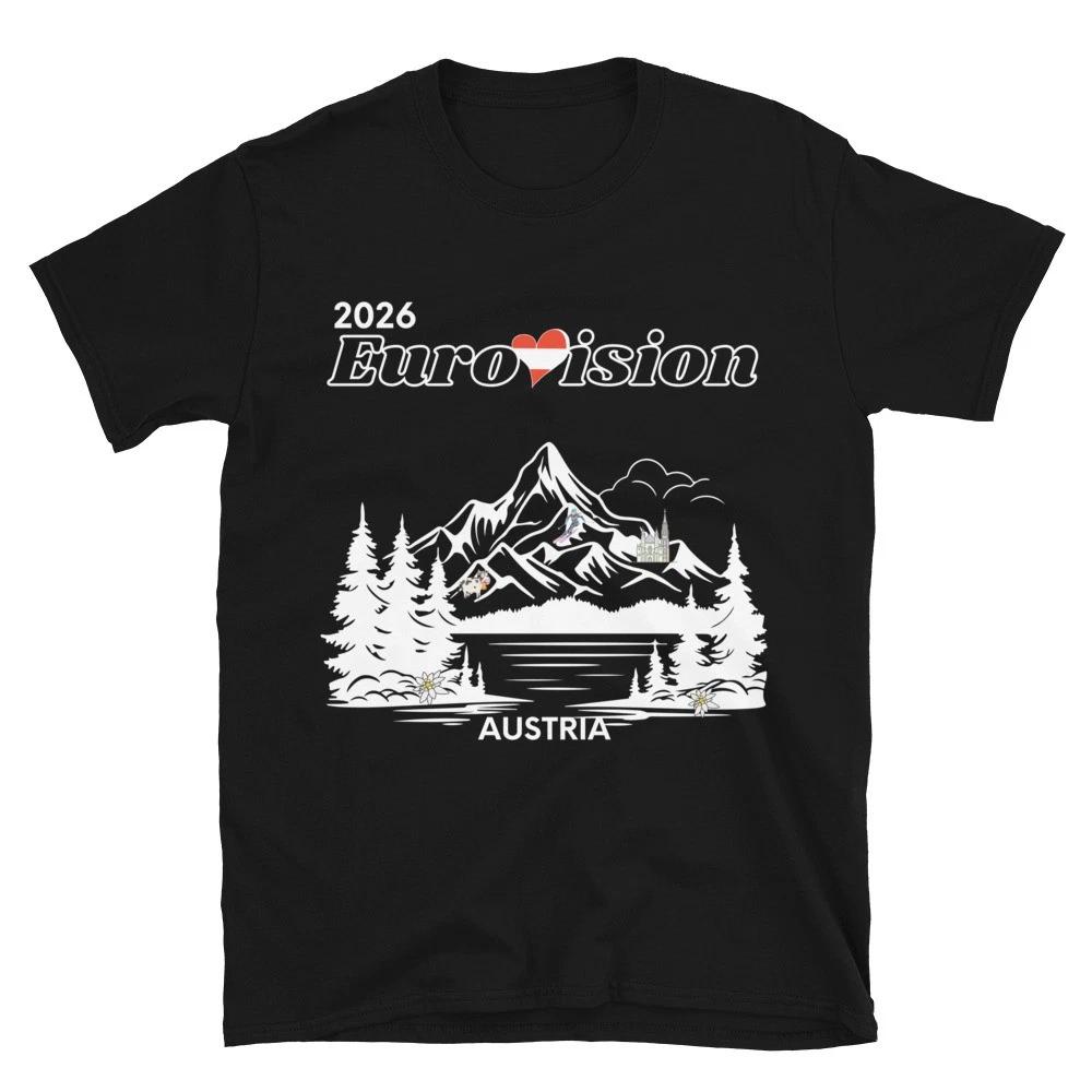 Eurovision Song Contest 2026 Austria Unisex Short-Sleeve Unisex T-Shirt M