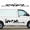 Auto Berg Abenteuer Aufkleber Für Volkswagen VW Multivan Transporter T4 T5 T6 Wohnmobil Vinyl Dekor Aufkleber Auto Zubehör