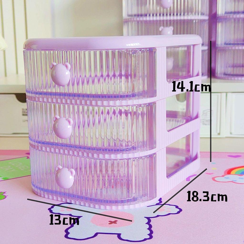 Desktop Drawer Jewelry and Cosmetics Storage Box