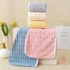 Cute Coral Fleece Double Layer Hair Drying Cap - Absorbent & Quick-Drying Head Wrap for Women