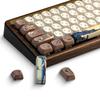 XVX MOA Profile Japanese Mount Fuji Theme PBT Keycap 140 Keys Coffee Cream Custom Keycaps for US Layout Mechanical Keyboard Design Key Puller Set, &