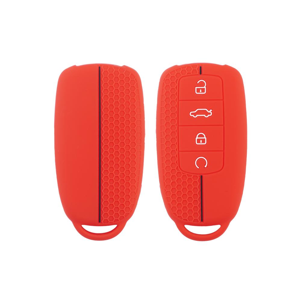 1 Pc 4 Buttons Silicone Car Key Holder Cover Case For Chery Omoda 5 C5 Tigo 7 8 Pro Max Tigo 7 8 Plus Arrizo 5 Plus