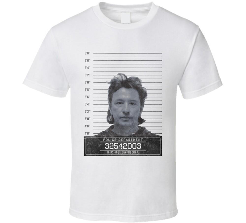 Richie Sambora Mugshot Police Department T Shirt Unisex T-Shirt M