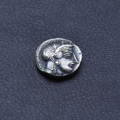 Ancient Greece, Athena, Owl, Antique Coins, Retro, European and American, Creative, Decorative Coins, Punched Gifts