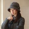 Bucket Hat Women's Fashion Autumn and Winter Thermal Hat Temperament Basin Hat