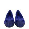 Salvatore Ferragamo Vara Crystal Embellished Pumps Blue