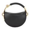 Burberry Bridle Gold Metal Trim Calfskin Shoulder Tote Bag Women Handbags Black 8116860