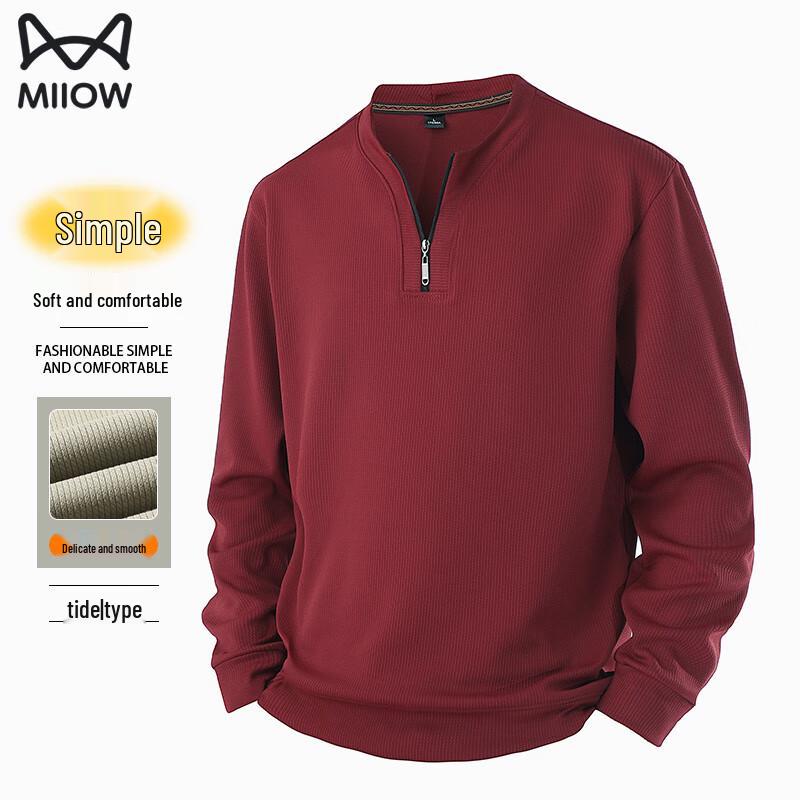 

Mao Ren Men s Fleece-Lined Long-Sleeve Sweatshirt L