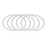 20pcs Dreamcatcher Ring 11Cm Plastic Hoops For Crafting Diy Circle Wall Hanging Craft Rings Mandala Covered