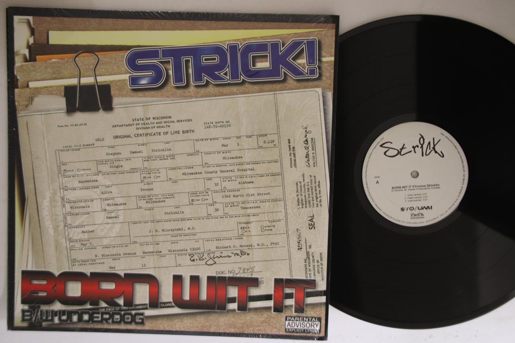 12inch Record STRICK - Born Wit It / Underdog STR002 YOSUMI 2003 US Rap & Hip-Hop/R&B Used
