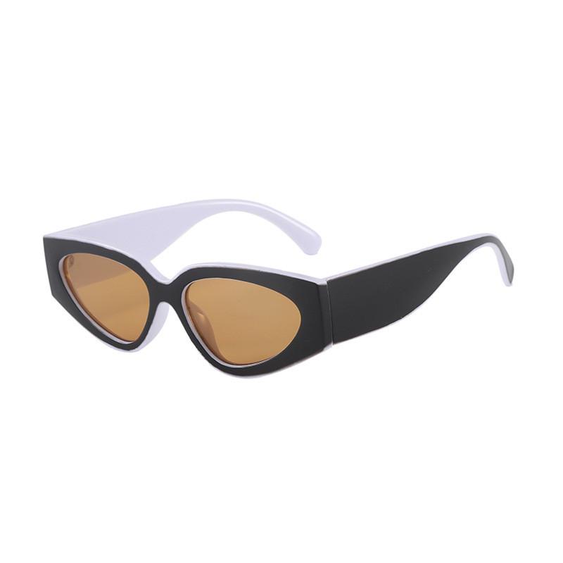 

Black And White Panda Eyewear With Uv400 Sun Protection For Riding And Outdoor Activities BlackOuterWhiteInnerTea