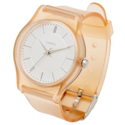 Watch Analog PVC Belt Matte Texture Brown Foss [Fieldwork] Women's JN029-3