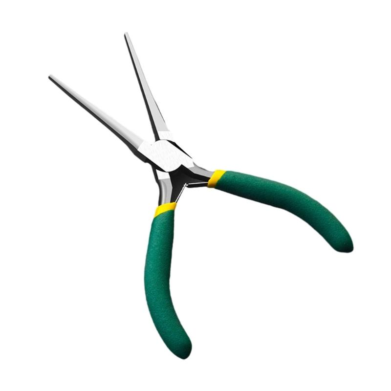 Mini Pliers, Long Nose, Bent Nose, Diagonal, End Cut, Linesmans, Needle Nose Pliers, 5'' Plier for Jewelry Making