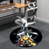1pc Pikachu Thor Chair Carpet for Office - Indoor Non-Slip Washable Polyester Fiber Carpet, Soft Comfortable Mat For Office Yy250928026