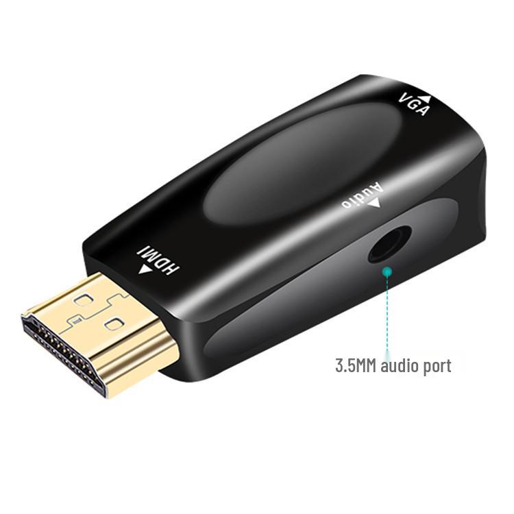 HDMI to VGA High-Definition Video Converter with Audio Adapter 1080P