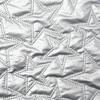 PU Polyester Fabric Waterproof Embossed with Five-pointed Stars Artificial Leather Fabric DIY Sewing Luggage,Clothing,Packaging