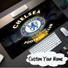 Custom Name Mouse Pad Chelsea Football Club Crest Mouse Pad, Gaming Mouse Pad, Keyboard Pad, Desk Decor for Computer Notebook Fan Birthday Gift