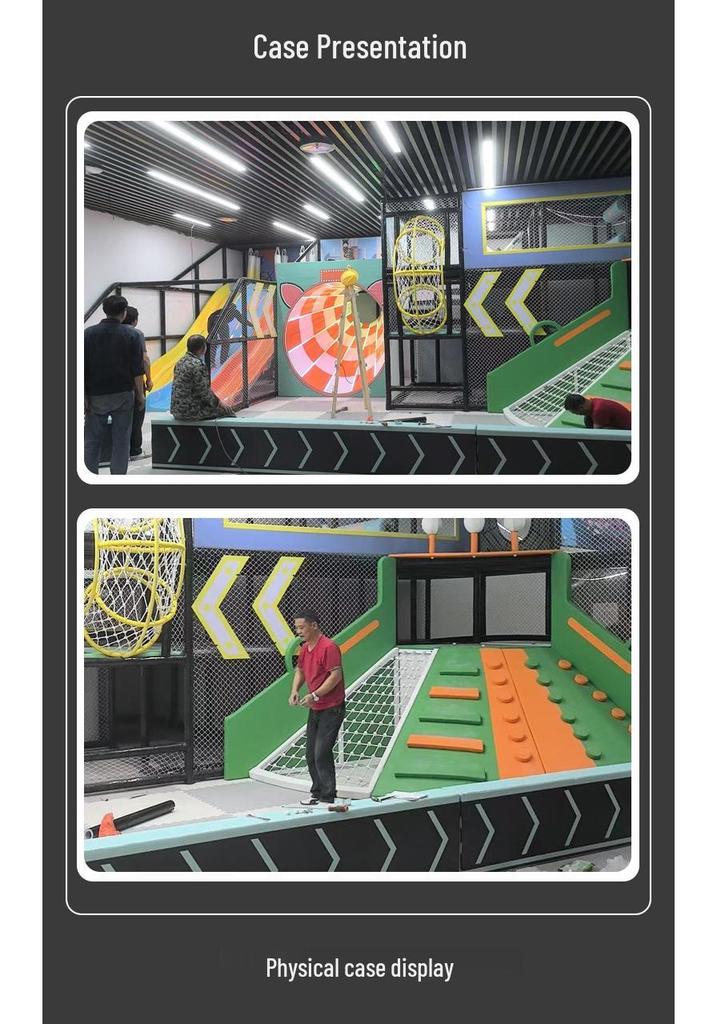 Large Indoor Naughty Castle: Parent-Child Interactive Playground with Trampoline, Slide, and Amusement Park Equipment