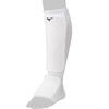 Mizuno Karate Shin and Ankle Single Free 23JHAC53 Support, Side, White, Size,