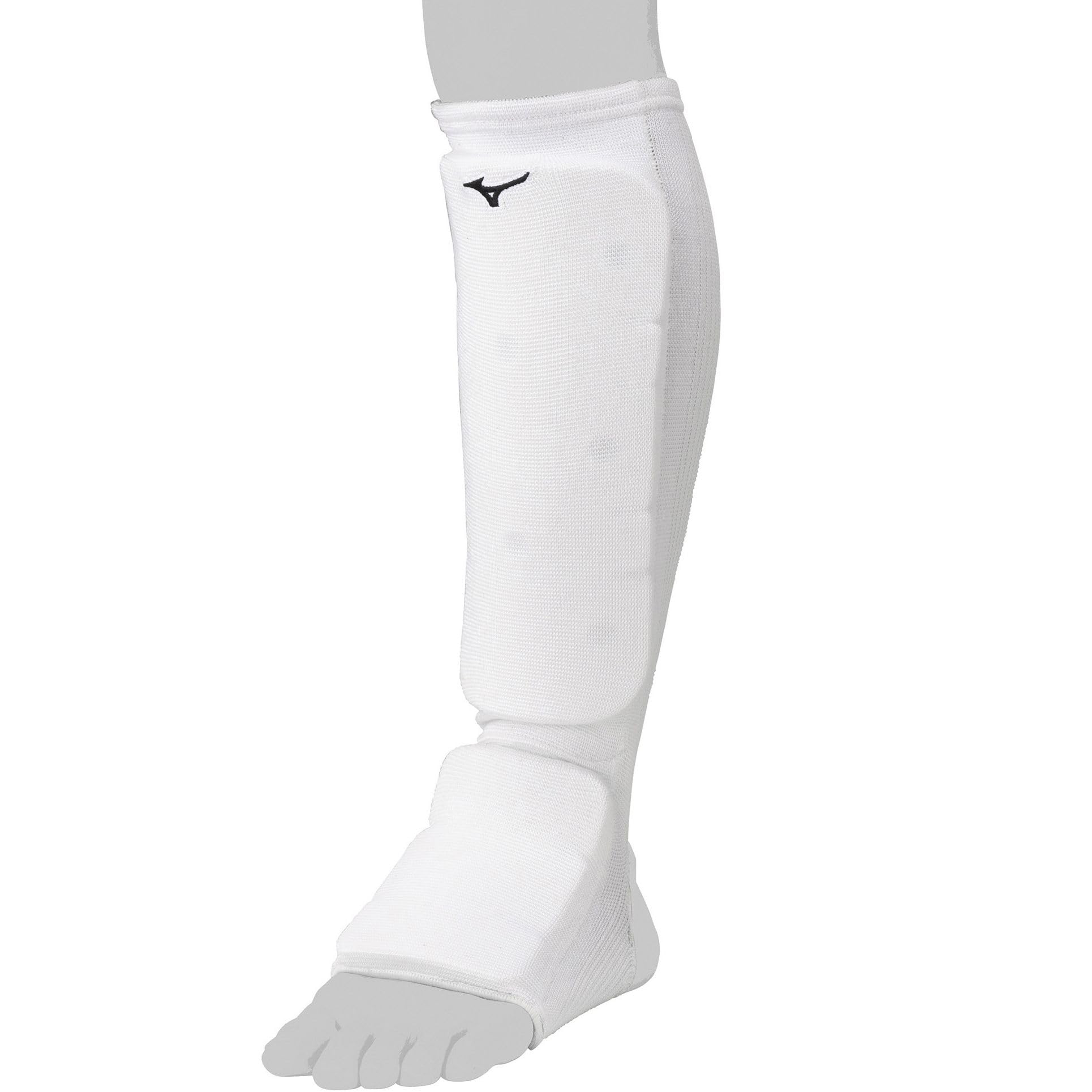 

MIZUNO Karate Shin and Ankle Single Free 23JHAC53 Support, Side, White, Size, білий