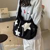 Color-Blocking Cord Schultertasche für Damen, Trendy und Vielseitig, Einfach und Modisch, Große Kapazität Canvas Tasche