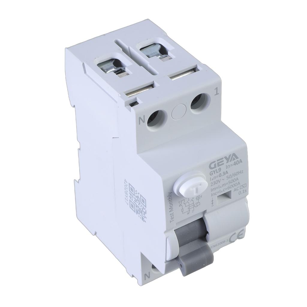 Auto Recloser Leakage Circuit Breaker 2P 40A Self-Reclosing Device Circuit Breaker Differential Circuit Breaker