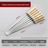 201 Stainless Steel BBQ Skewers with Wooden Handle