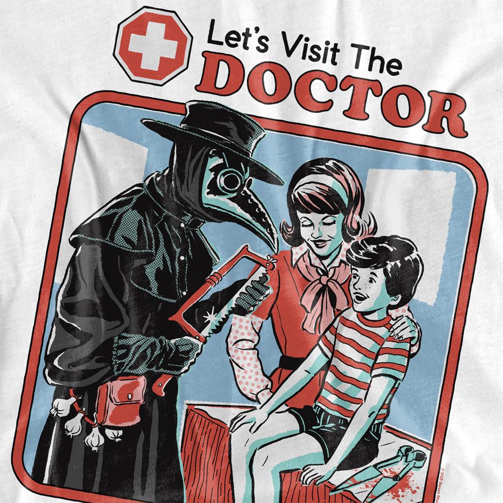 Steven Rhodes Unisex Adult Let´s Visit The Doctor T-Shirt