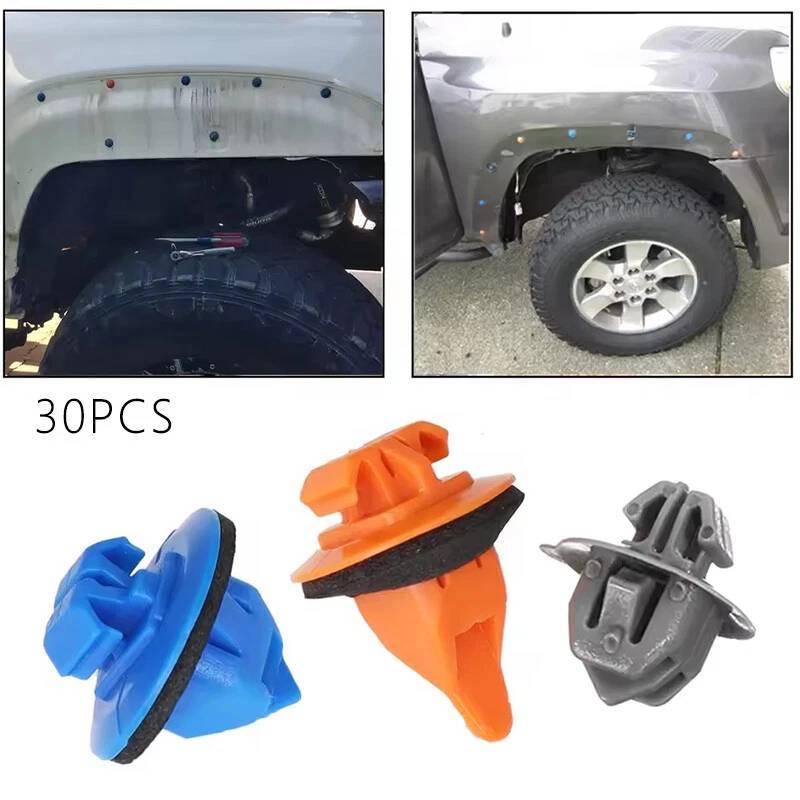 30 Stück Karosserie Panel Halteklammern Kit Kotflügel Stoßstange Tür Seitenleiste Befestigung Passend für Toyota Prado 120 4runner