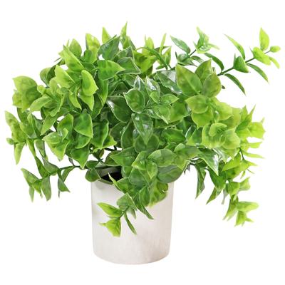 Simulation Potted Plant Green Plant Home Living Room Decorative Flower Desktop Ornament Plastic Flower Simulation Plant Bonsai