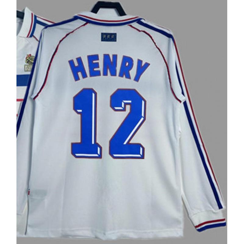 Vintage Jersey Classic Football Jersey National Team Jersey Zidane Henry Mbappe Cantona Ribery Jersey