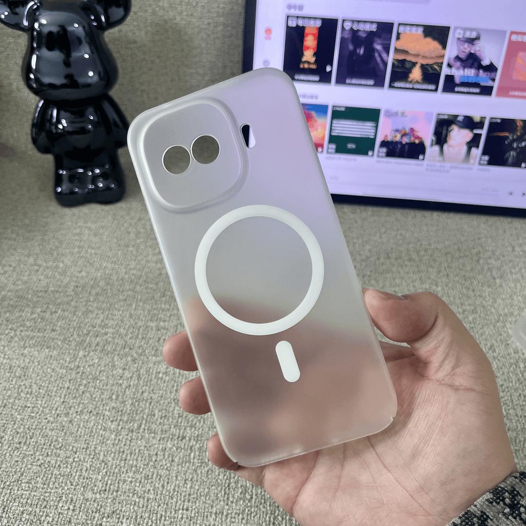 Matte PC Hard Translucent Case For Vivo IQOO 15R Z11 Turbo Magnetic Wireless Charge Shockproof Cover For Vivo IQOO Z11 Turbo
