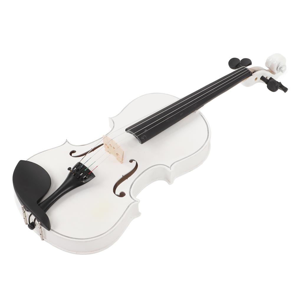 Violins Kit Wooden Violin Beginner Pack with Bow Rosin Violin Bag for Students Adults