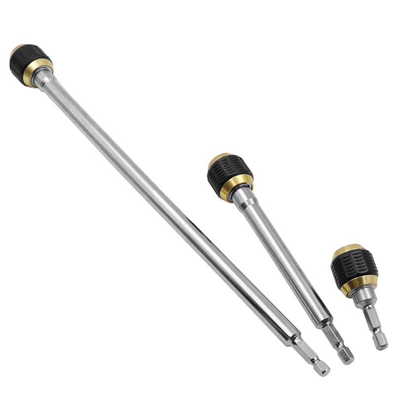 1/4 'Hex Shank Drill Bits Adapter 60/150Mm Keyless Drill Chuck Screwdriver Impact Driver Adaptor Quick