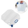 15L Collapsible Water Container Bag Transparent PVC Reusable Freezable Water Container for Emergency Outdoor Camping