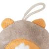 Towel Dog Pattern Coral Fleece Strong Water Absorption Fast Drying Hanging Hand Towel Brown