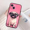 Cute Pug Dog Phone Case for Samsung Galaxy A11 A12 A13 A15 A52S A53 A55 A56 A70 A71 A72 A73 F06 F16 F56 A32 A33