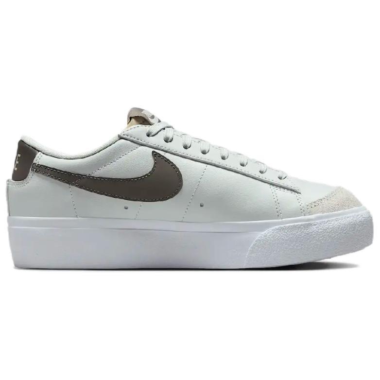 Nike Blazer Anti Slip Wear Resistant Low Top Skateboard Shoes Women's Green Brown Sneakers Skateboard Shoes DJ0292-004