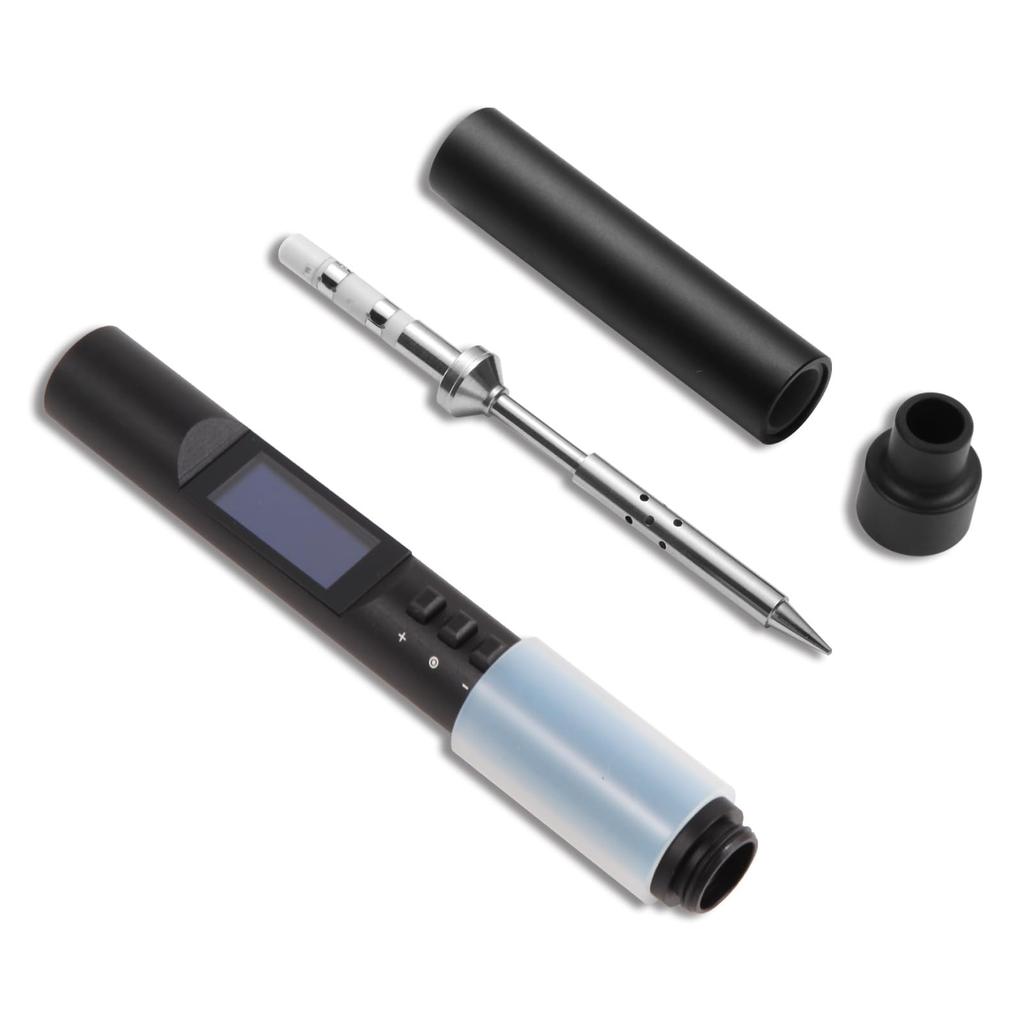 FEITA PTS200 Electronic Soldering Iron 100W Mini Smart Digital Pencil Soldering Iron Pen with Boost Auto Sleep OLED Micro Soldering 1 Solder Tip