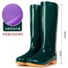 High tube rain shoes women's water shoes women's rain boots long tube fashion waterproof shoes non-slip work overshoes