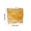 Shapeable Jumbo Cheese Cube Stress Ball Squishy Texture Anti-Stress Cheese Squeeze Fidget Non-Bounce ASMR Sensory Stress