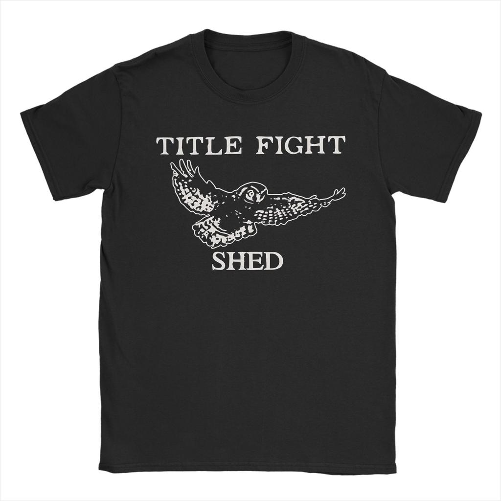 Title Fight Band 100% Baumwolle T-Shirt Für Mann Sommer Lustige T-Shirts Rundhals Hipster T-Shirts Übergroß Großhandel Oberteile
