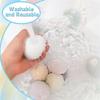 Texture Squishies Palline Antistress con Pompa ad Aria Modellabile Sfera Glutinosa a Vuoto per Sollievo dallo Stress Giocattoli Fidget da Spremere Gadget per Feste