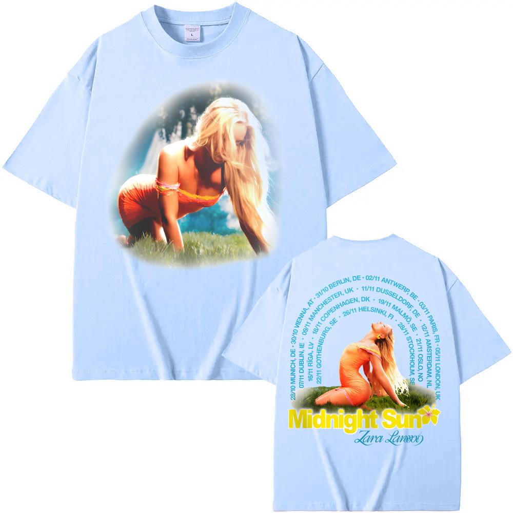 Funny Zara Larsson New Style Arch Photo Tour Tees 100% Cotton Tee-shirt Summer Fashion Comfortable Tees graphic t shirts